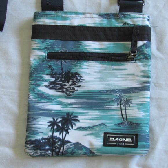 DAKINE Jive Crossbody Bag Purse Hawaiian Tropical Palm Tree Adjustable Strap - Picture 2 of 4